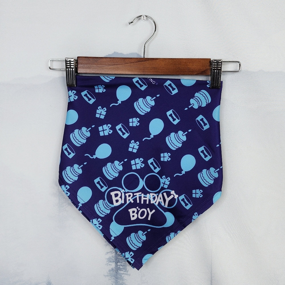 Dog Birthday Boy Welcome To My Party Bandana OSFM